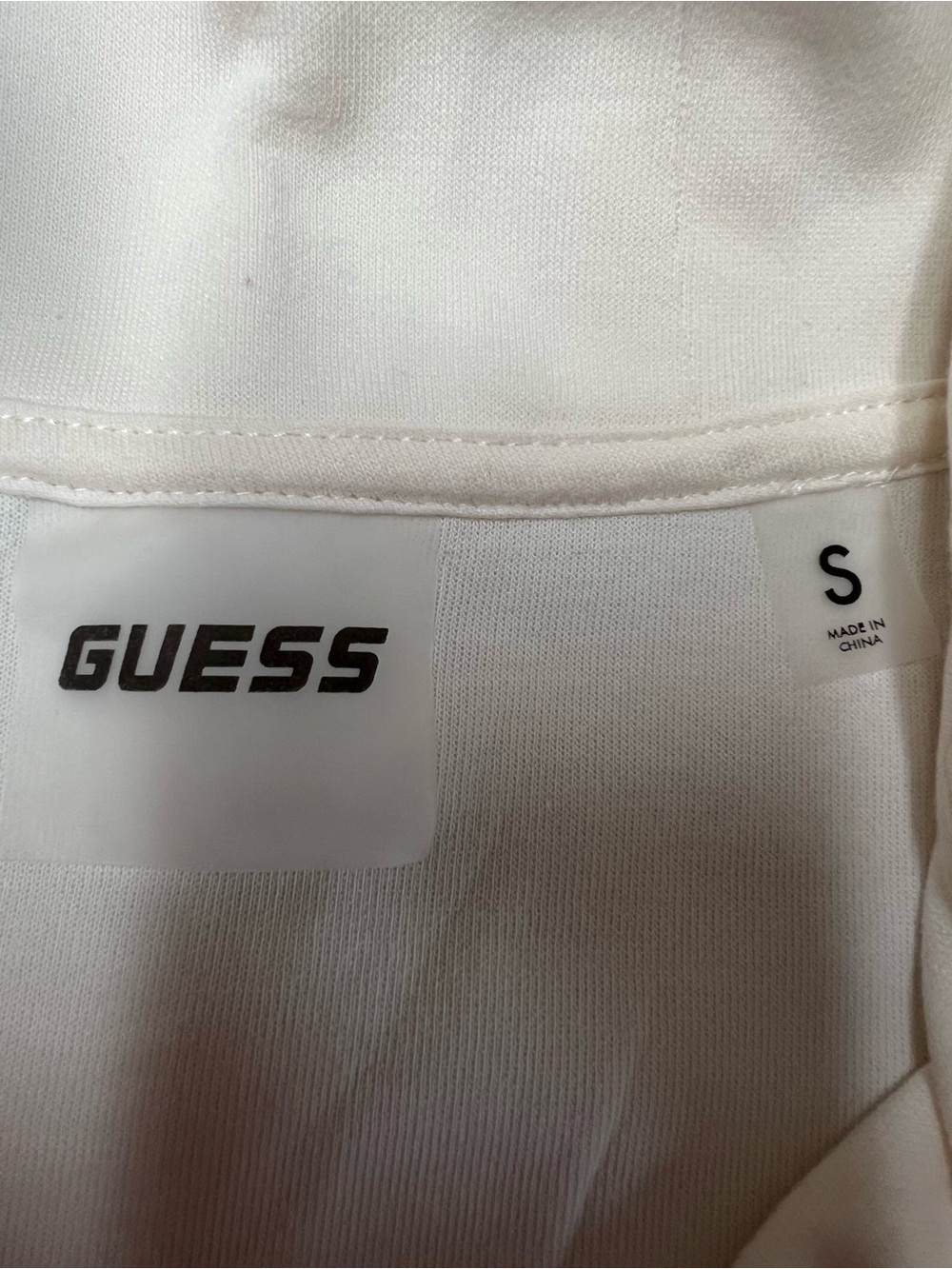 Guess Cream Track Jacket & Leggings with Beige Logo Trim - Picture 4 of 9